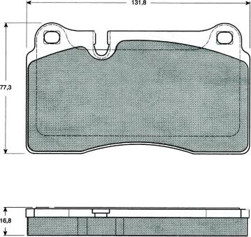 MTR MT471 - Kit de plaquettes de frein, frein à disque cwaw.fr