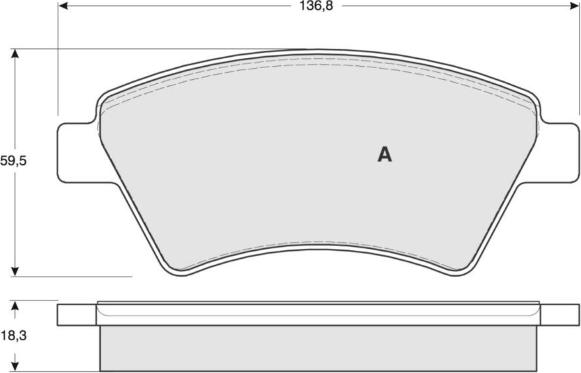 MTR MT543 - Kit de plaquettes de frein, frein à disque cwaw.fr