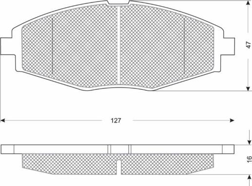 MTR MT555 - Kit de plaquettes de frein, frein à disque cwaw.fr