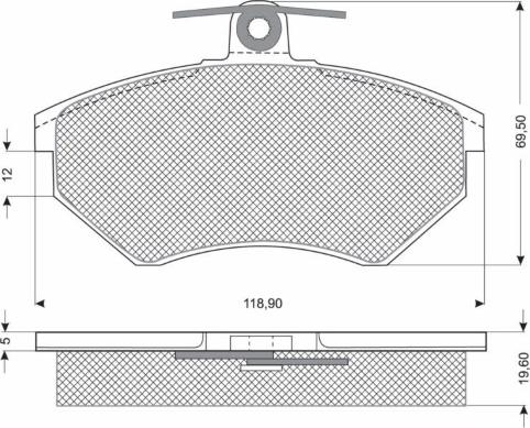 MTR MT533 - Kit de plaquettes de frein, frein à disque cwaw.fr