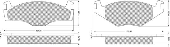 MTR MT571 - Kit de plaquettes de frein, frein à disque cwaw.fr