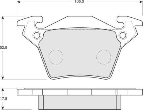 MTR MT613 - Kit de plaquettes de frein, frein à disque cwaw.fr