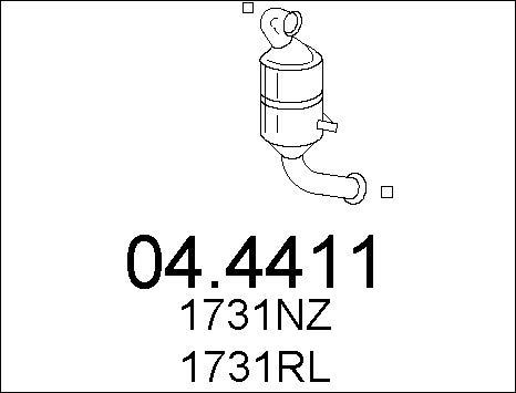 MTS 04.4411 - Catalyseur cwaw.fr