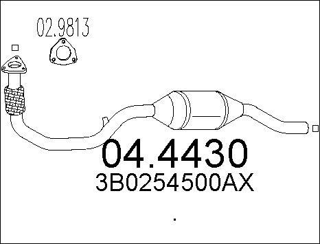 MTS 04.4430 - Catalyseur cwaw.fr