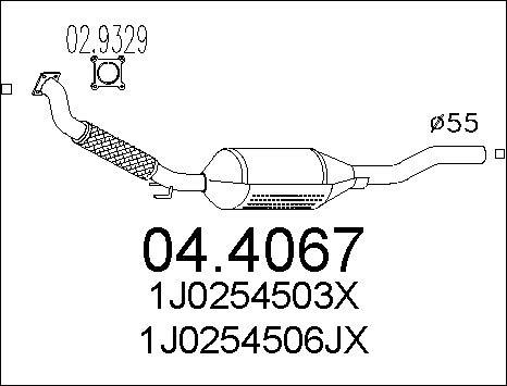 MTS 04.4067 - Catalyseur cwaw.fr