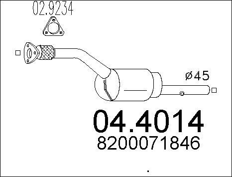 MTS 04.4014 - Catalyseur cwaw.fr