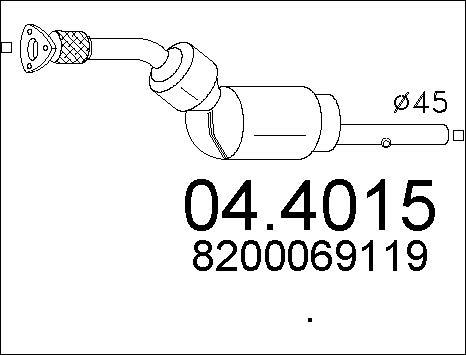 MTS 04.4015 - Catalyseur cwaw.fr