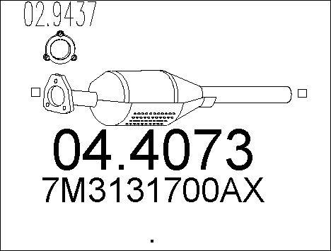 MTS 04.4073 - Catalyseur cwaw.fr