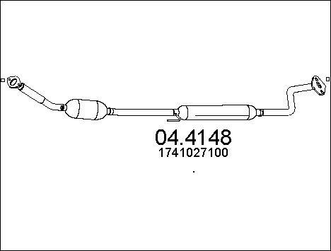 MTS 04.4148 - Catalyseur cwaw.fr