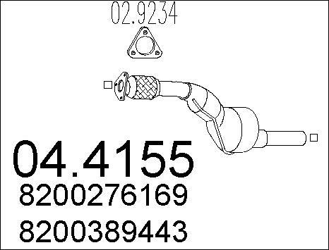 MTS 04.4155 - Catalyseur cwaw.fr