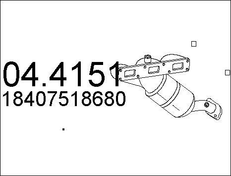 MTS 04.4151 - Catalyseur cwaw.fr