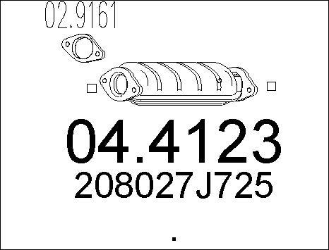 MTS 04.4123 - Catalyseur cwaw.fr