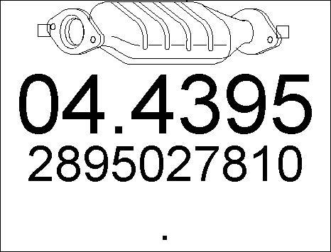 MTS 04.4395 - Catalyseur cwaw.fr