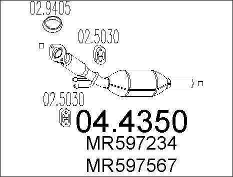 MTS 04.4350 - Catalyseur cwaw.fr