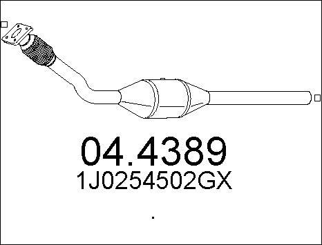 MTS 04.4389 - Catalyseur cwaw.fr