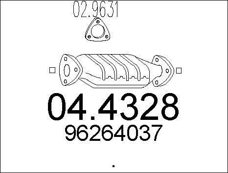 MTS 04.4328 - Catalyseur cwaw.fr