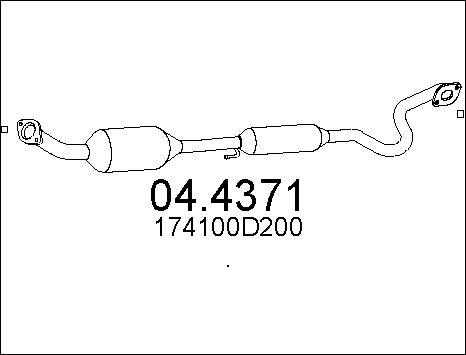 MTS 04.4371 - Catalyseur cwaw.fr