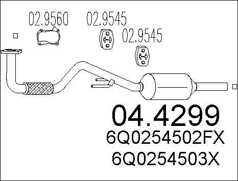 MTS 04.4299 - Catalyseur cwaw.fr