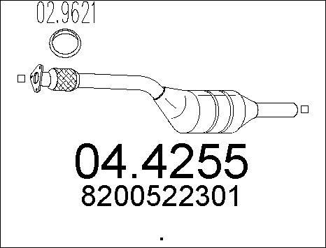 MTS 04.4255 - Catalyseur cwaw.fr