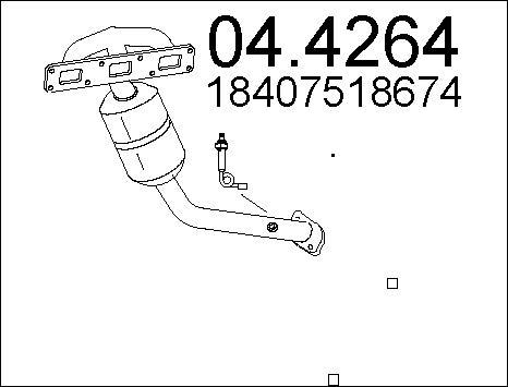 MTS 04.4264 - Catalyseur cwaw.fr