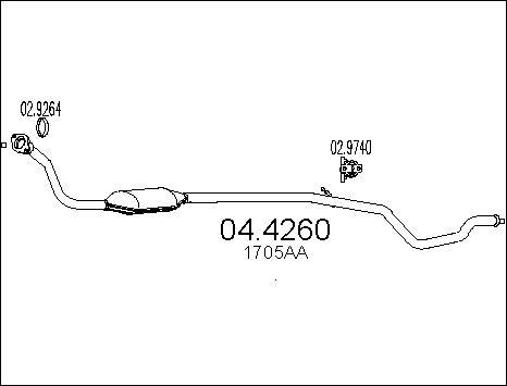 MTS 04.4260 - Catalyseur cwaw.fr