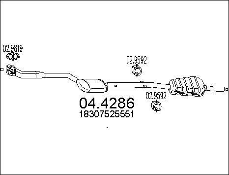 MTS 04.4286 - Catalyseur cwaw.fr