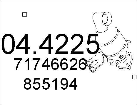 MTS 04.4225 - Catalyseur cwaw.fr