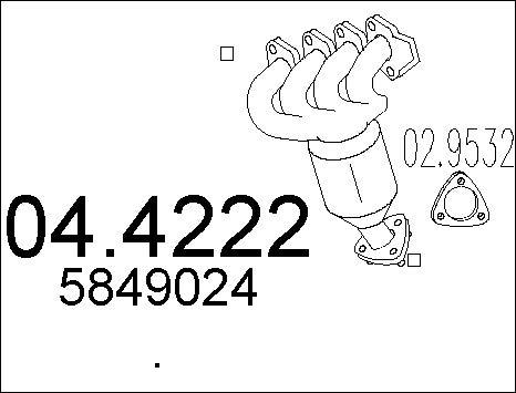 MTS 04.4222 - Catalyseur cwaw.fr