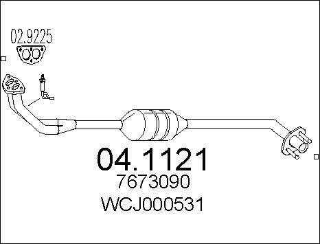 MTS 04.1121 - Catalyseur cwaw.fr