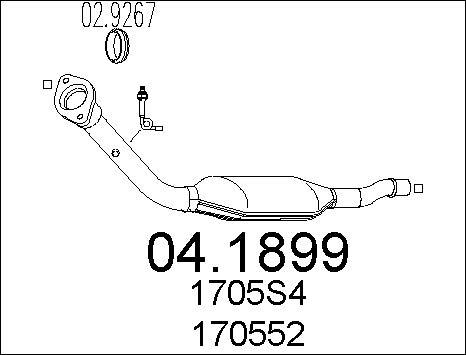 MTS 04.1899 - Catalyseur cwaw.fr