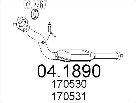 MTS 04.1890 - Catalyseur cwaw.fr