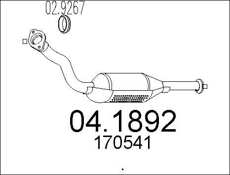 MTS 04.1892 - Catalyseur cwaw.fr