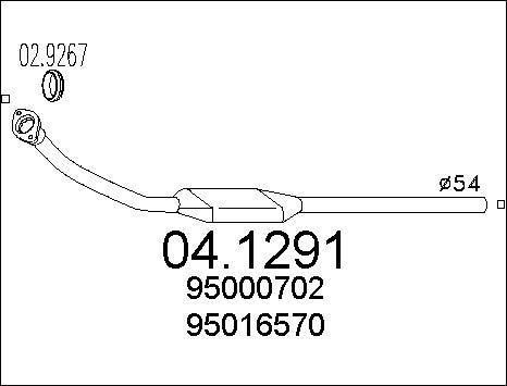 MTS 04.1291 - Catalyseur cwaw.fr