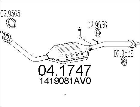 MTS 04.1747 - Catalyseur cwaw.fr