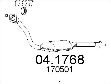 MTS 04.1768 - Catalyseur cwaw.fr