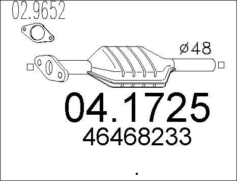 MTS 04.1725 - Catalyseur cwaw.fr