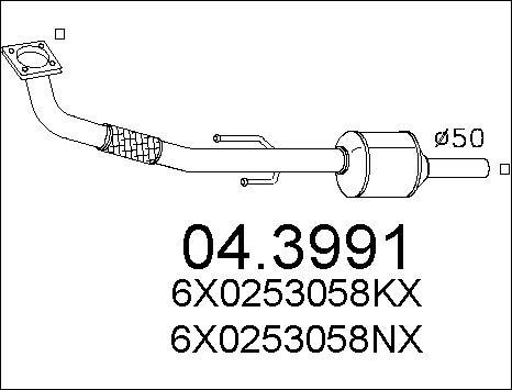 MTS 04.3991 - Catalyseur cwaw.fr