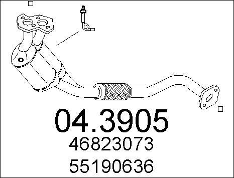 MTS 04.3905 - Catalyseur cwaw.fr