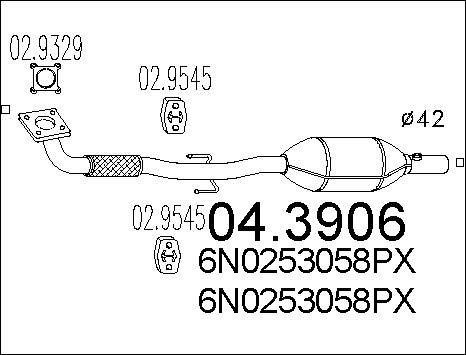 MTS 04.3906 - Catalyseur cwaw.fr