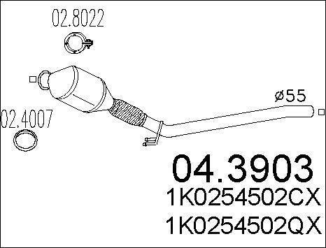 MTS 04.3903 - Catalyseur cwaw.fr