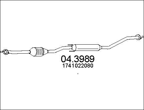 MTS 04.3989 - Catalyseur cwaw.fr