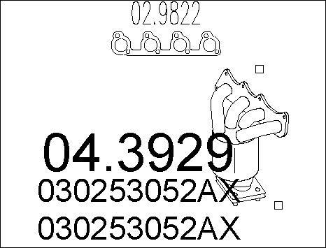 MTS 04.3929 - Catalyseur cwaw.fr