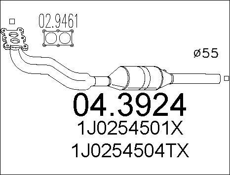 MTS 04.3924 - Catalyseur cwaw.fr