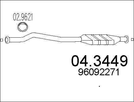 MTS 04.3449 - Catalyseur cwaw.fr