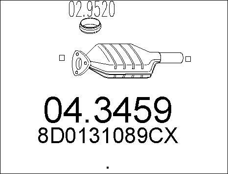 MTS 04.3459 - Catalyseur cwaw.fr