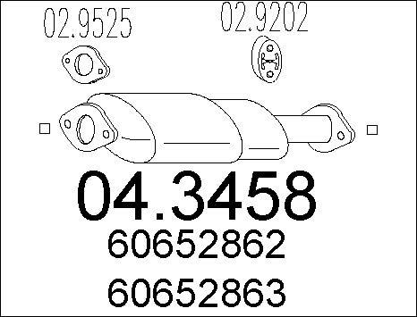 MTS 04.3458 - Catalyseur cwaw.fr