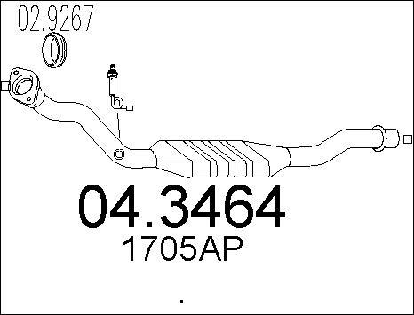 MTS 04.3464 - Catalyseur cwaw.fr