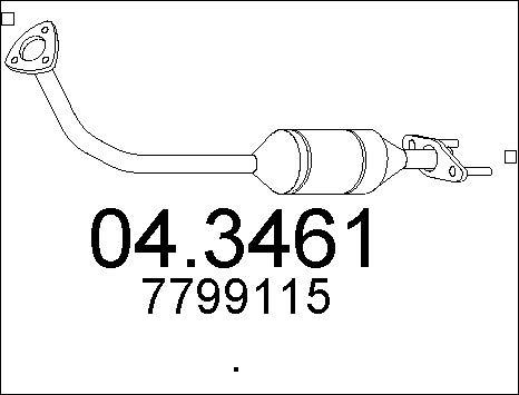 MTS 04.3461 - Catalyseur cwaw.fr