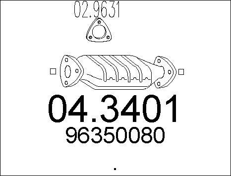 MTS 04.3401 - Catalyseur cwaw.fr