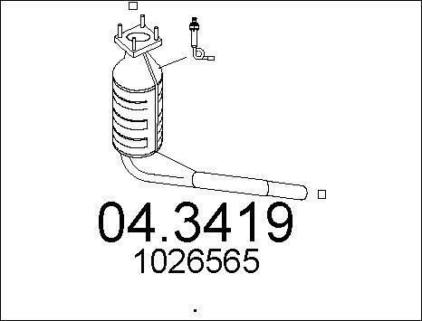 MTS 04.3419 - Catalyseur cwaw.fr